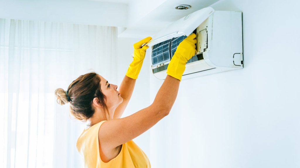 Home ac online unit cleaning